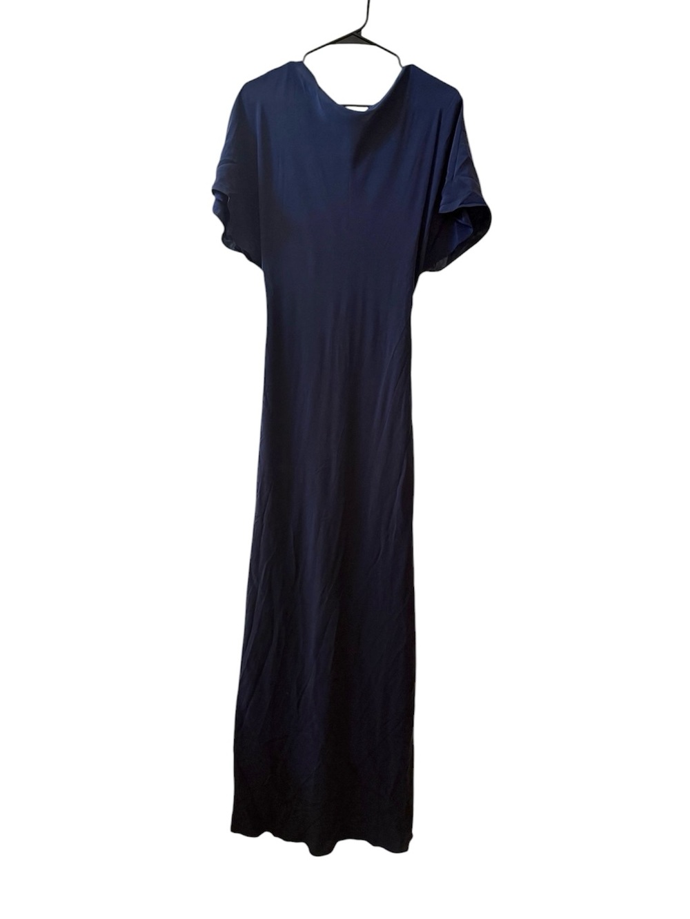 🆕 REFORMATION Caila Silk Maxi Dress in Navy Sz S